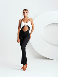 Babydoll Cutout Jumpsuit